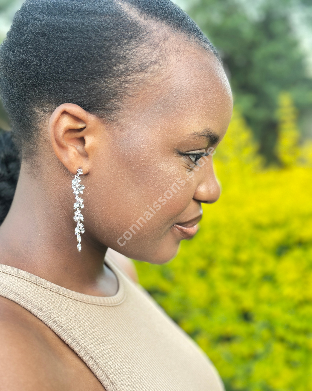 Autumn Waterfall Drop Earrings - Silver