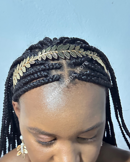 Three Leaf Headband - Rose Gold