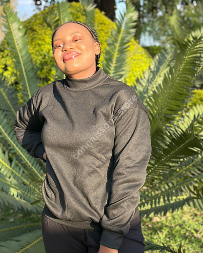 Crew Neck Sweater - Black