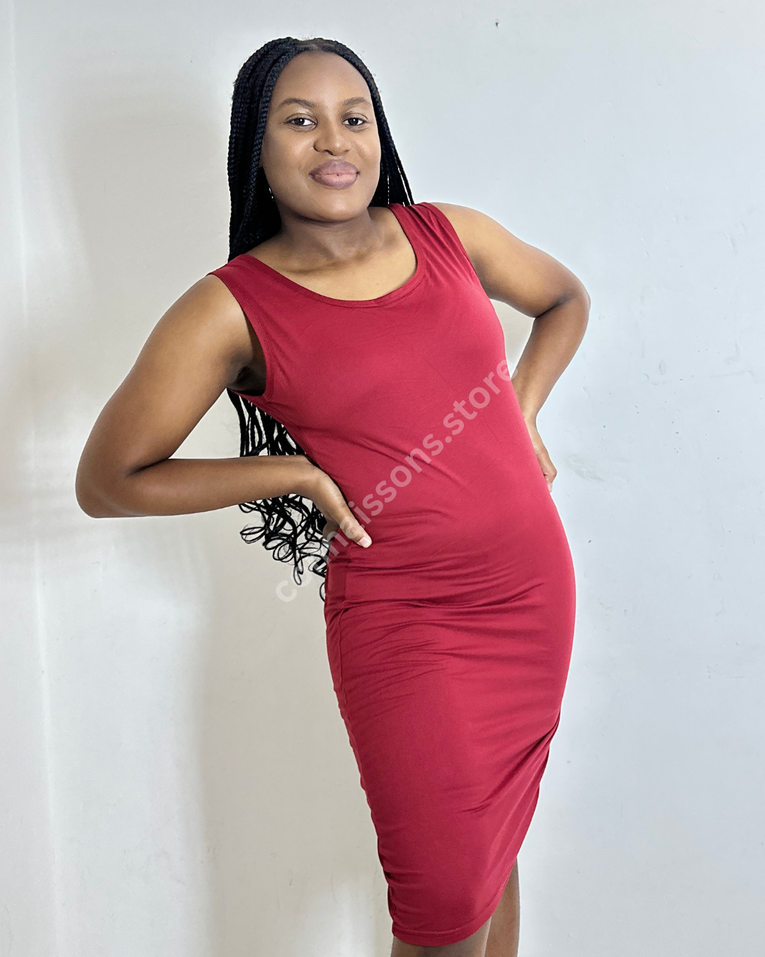Staple Basic Knee Length Dress